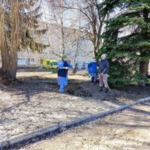 В ногу с месячником по благоустройству: первые результаты в филиалах медцентра
